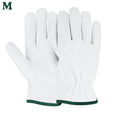 Goatskin Leather Work Gloves, 12 Pairs