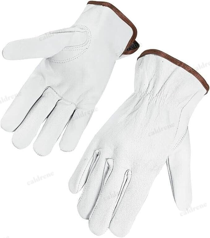 Goatskin Leather Work Gloves, 12 Pairs – view 2