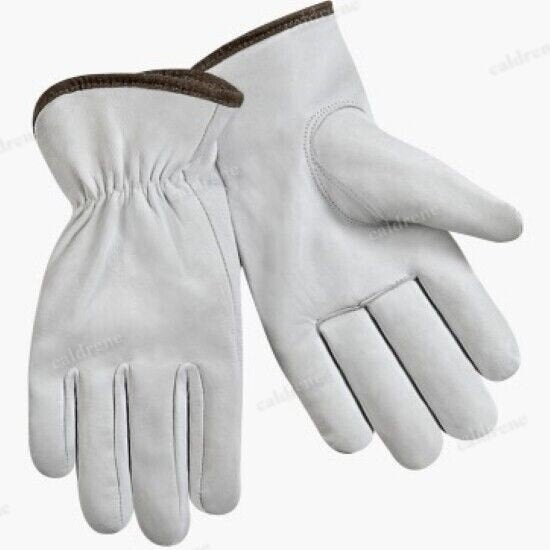 Goatskin Leather Work Gloves, 12 Pairs – view 3