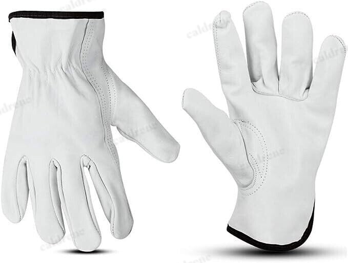 Goatskin Leather Work Gloves, 12 Pairs – view 4