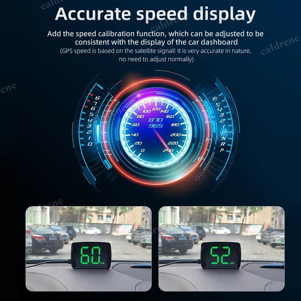 GPS Digital Speedometer Head Up Display for Car and Truck – view 7