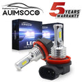 H11 LED Headlight Bulbs, 8000K White, 2 Pack