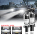 H4 9003 Bi-LED Projector Motorcycle Headlight Bulbs, 2 Pack