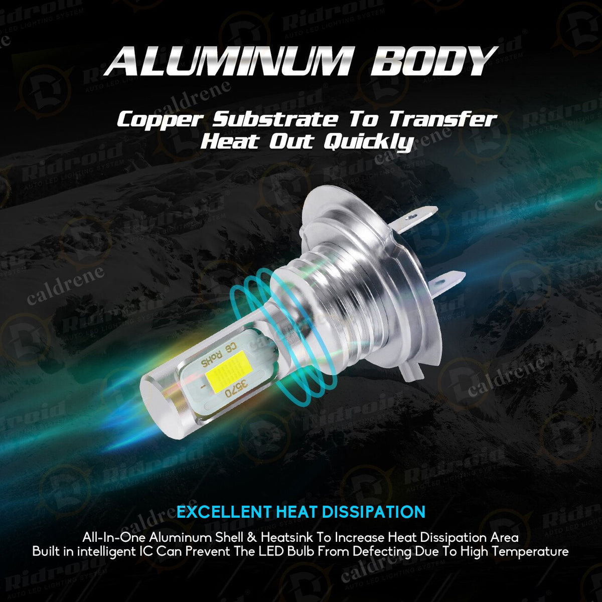 H7 LED Headlight Bulbs Conversion Kit 8000LM, 2 Pack – view 10