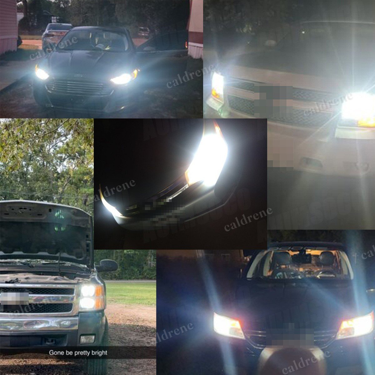 H7 LED Headlight Bulbs, High/Low Beam, 6500K, 2 Pack – view 3