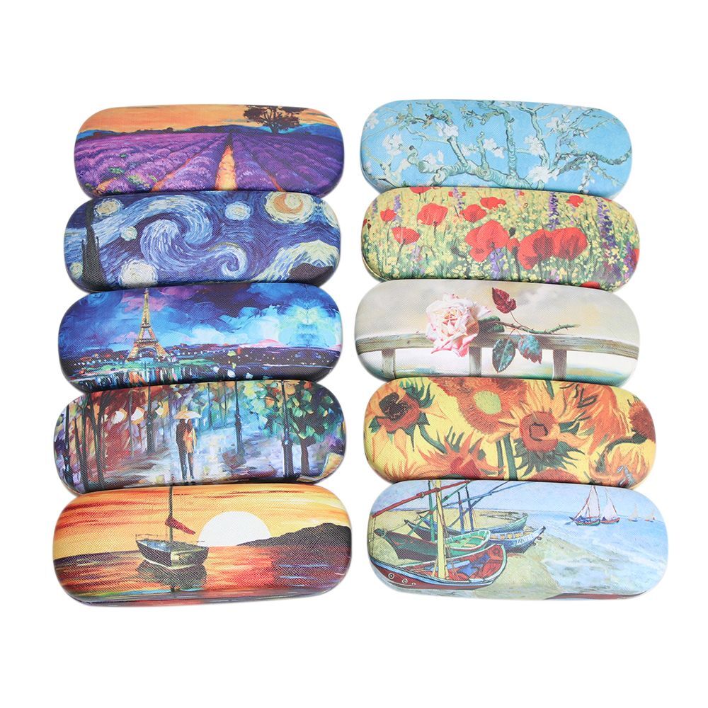 Hard Leather Eyeglasses Case for Stylish Protection