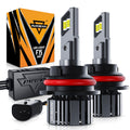 HB5 9007 LED Headlight Conversion Kit High Low Beam 6000K, Pair