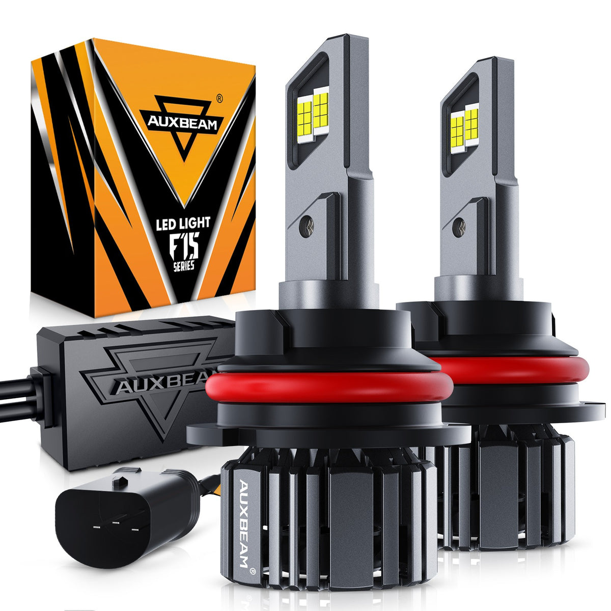 HB5 9007 LED Headlight Conversion Kit High Low Beam 6000K, Pair