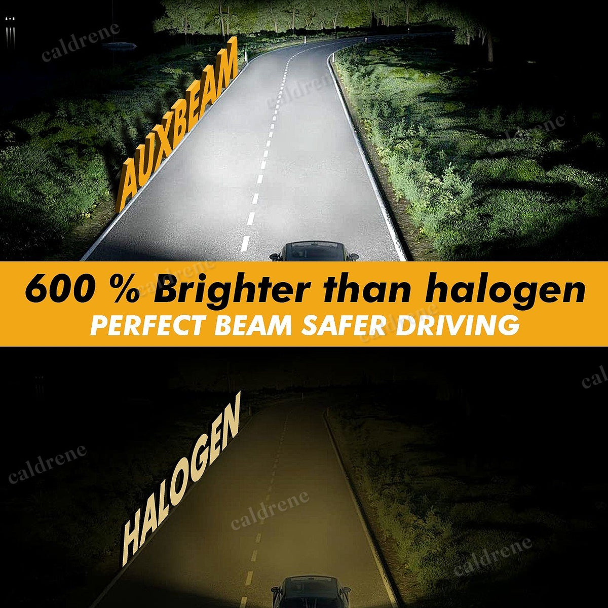 HB5 9007 LED Headlight Conversion Kit High Low Beam 6000K, Pair – view 6
