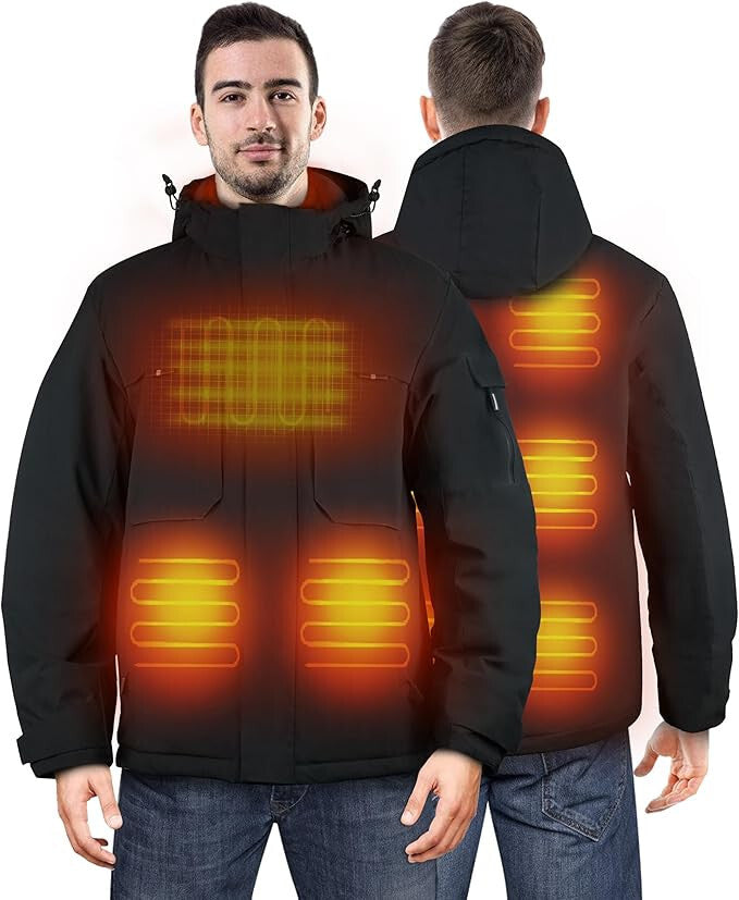 Heated Jacket with Upgraded Battery Pack