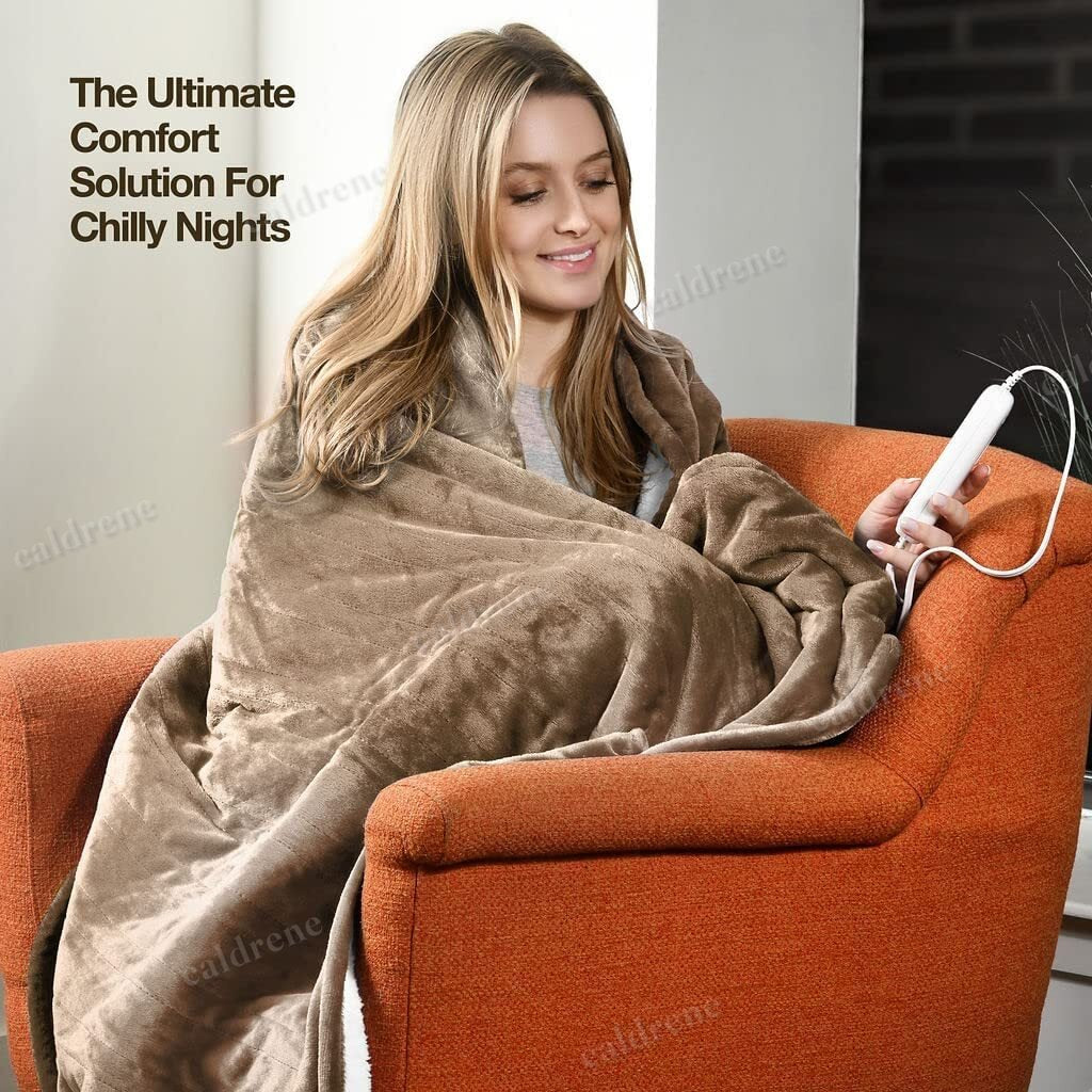 Heated Throw Blanket with 10 Heat Settings – view 2