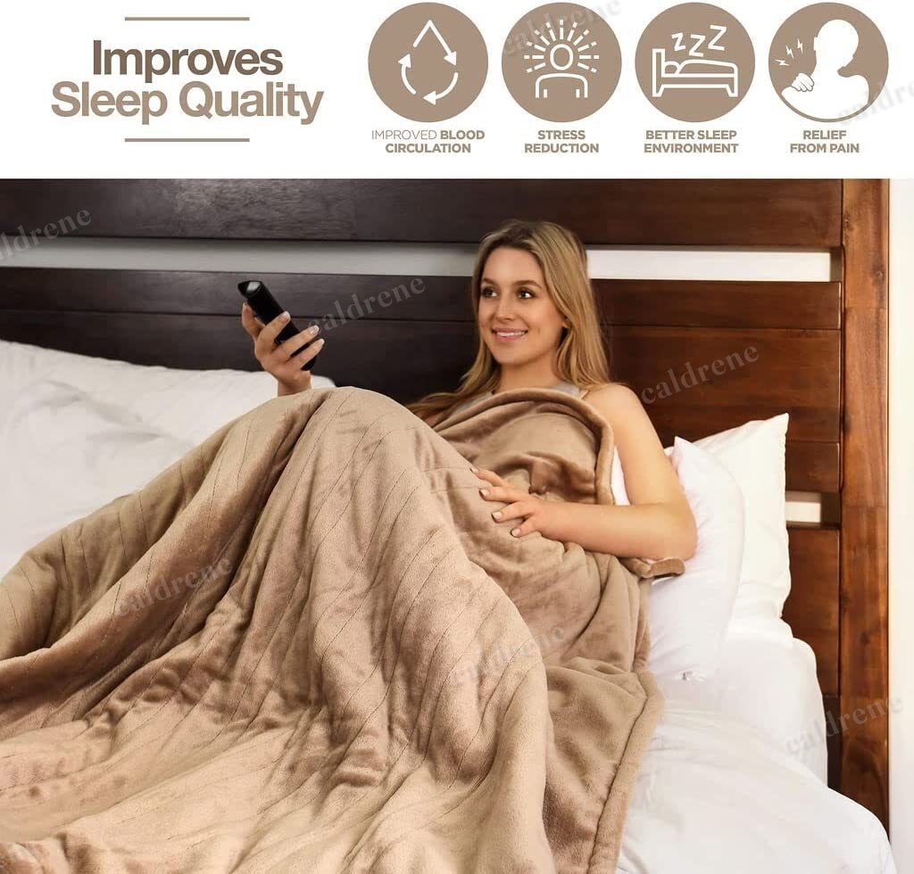 Heated Throw Blanket with 10 Heat Settings – view 7