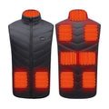 Heated Vest with 9 Heating Zones