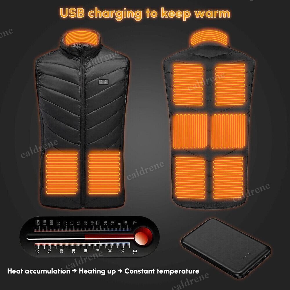 Heated Vest with 9 Heating Zones – view 4