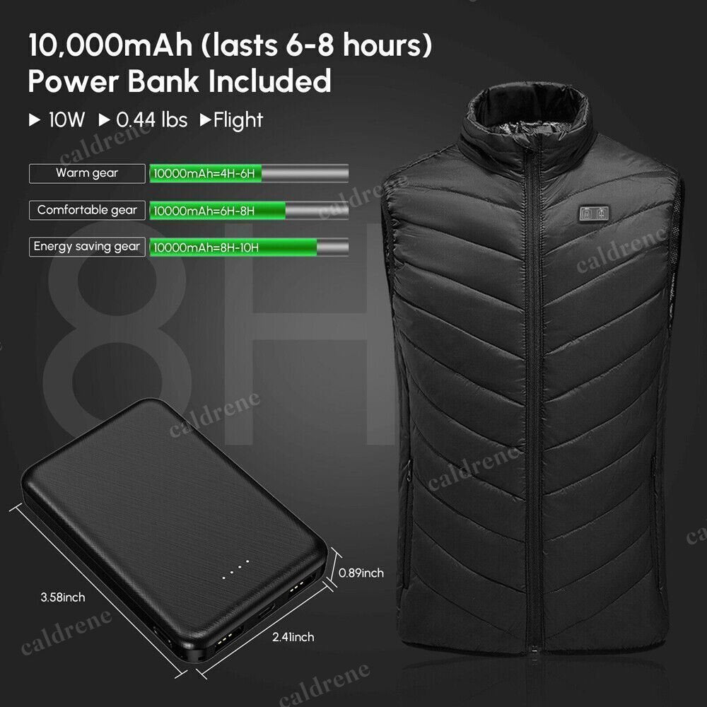 Heated Vest with 9 Heating Zones – view 6