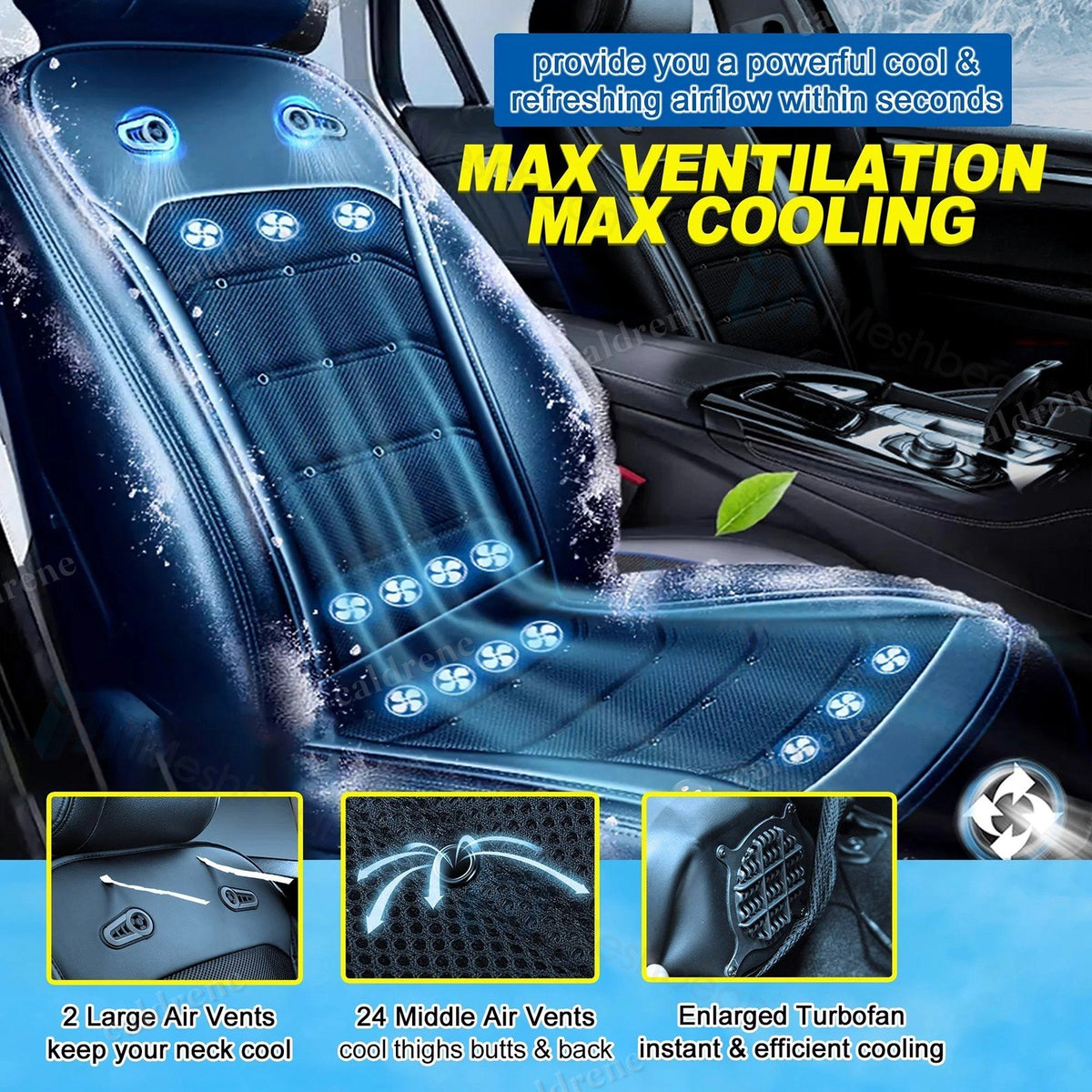 Heating and Cooling Car Seat Cover Cushion Universal – view 8