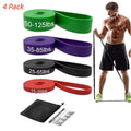 Heavy Duty Loop Resistance Bands Set, 4 Pack