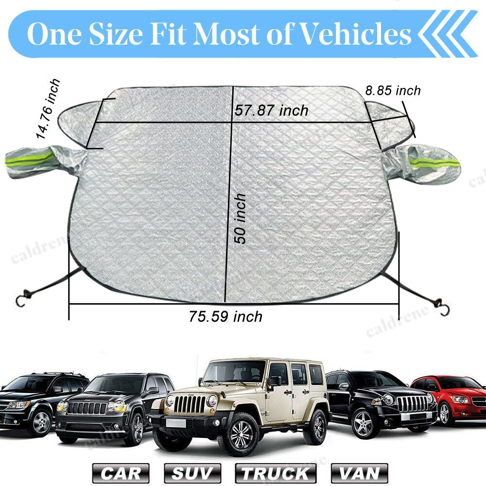 Heavy-Duty Magnetic Windshield Cover – view 8