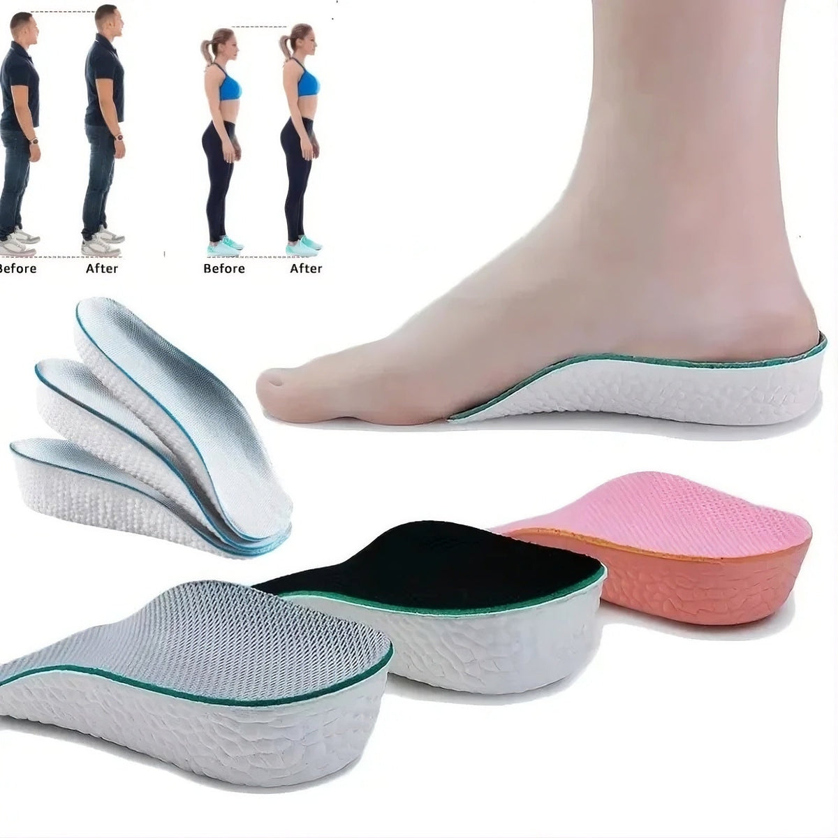 Height Increase Insoles for Comfort and Confidence