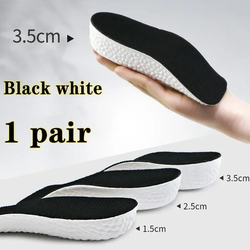 Height Increase Insoles for Comfort and Confidence – 1.5 CM / Black