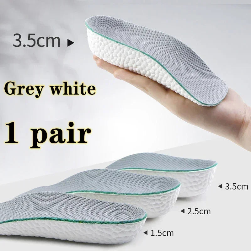 Height Increase Insoles for Comfort and Confidence – 1.5 CM / Gray