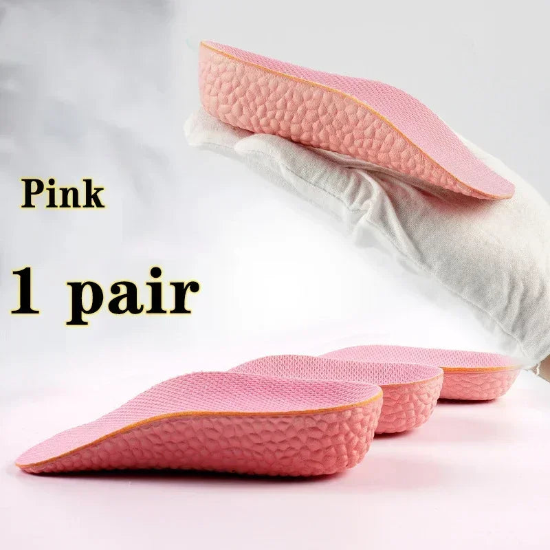 Height Increase Insoles for Comfort and Confidence – 1.5 CM / Pink