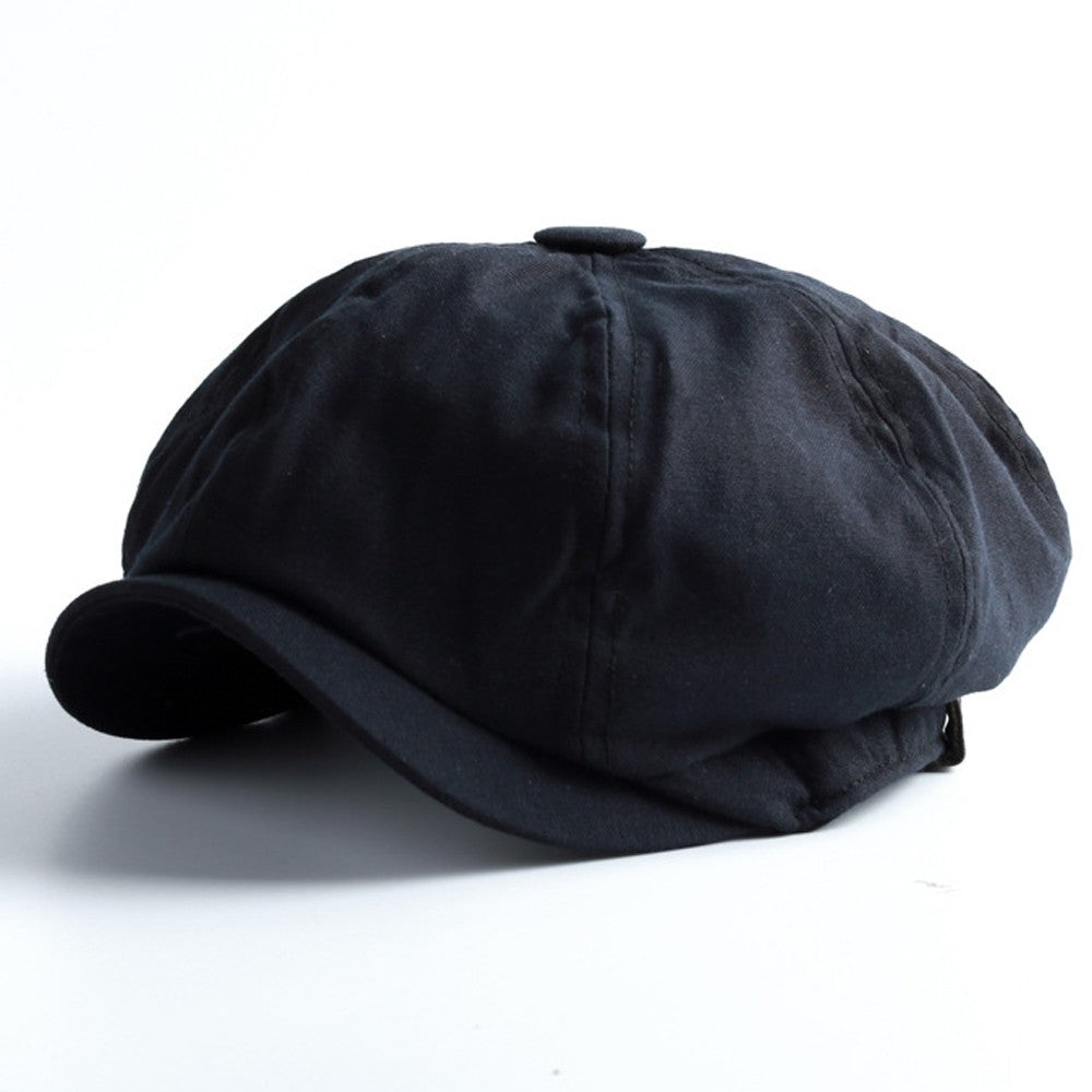Herringbone Tweed Newsboy Flat Cap