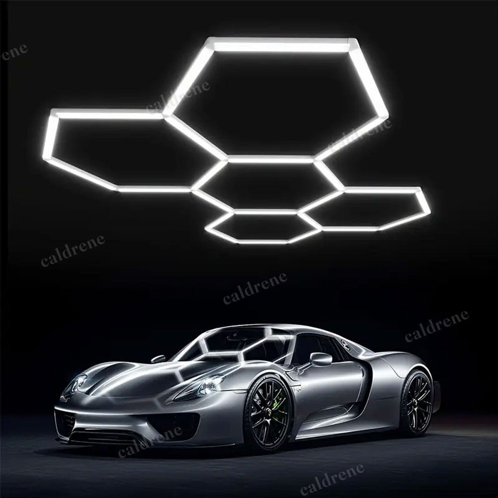 Hexagon LED Garage Ceiling Lights 6500K, 24 Pack – view 2