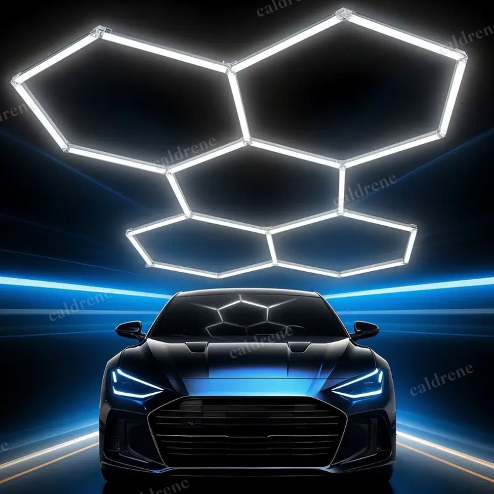 Hexagon LED Garage Ceiling Lights 6500K, 24 Pack – view 4