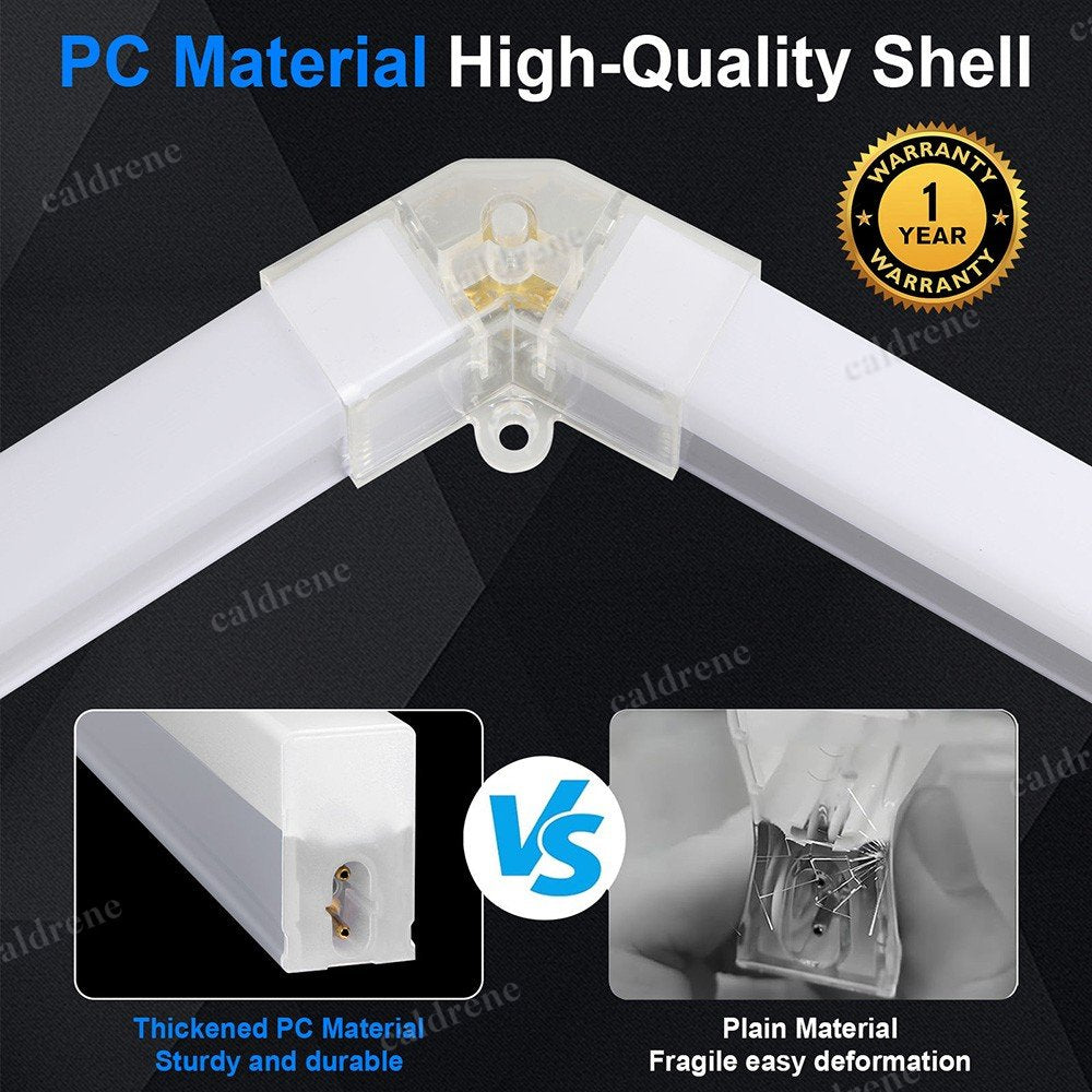 Hexagon LED Garage Ceiling Lights 6500K, 24 Pack – view 7