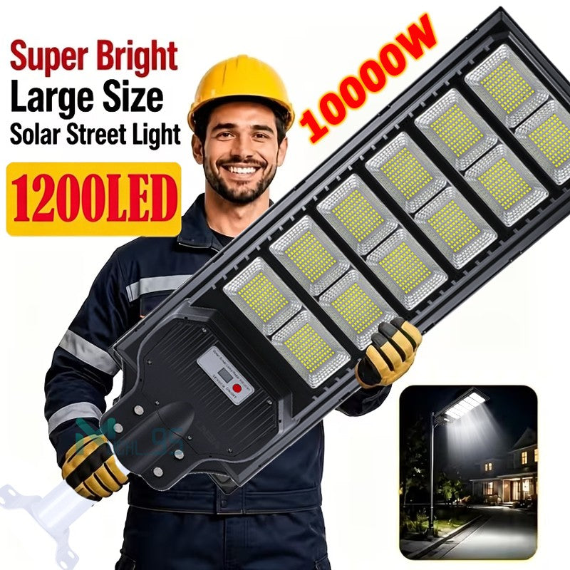 High Power Commercial Solar Street Light for Parking Lot and Yard – Caldrene