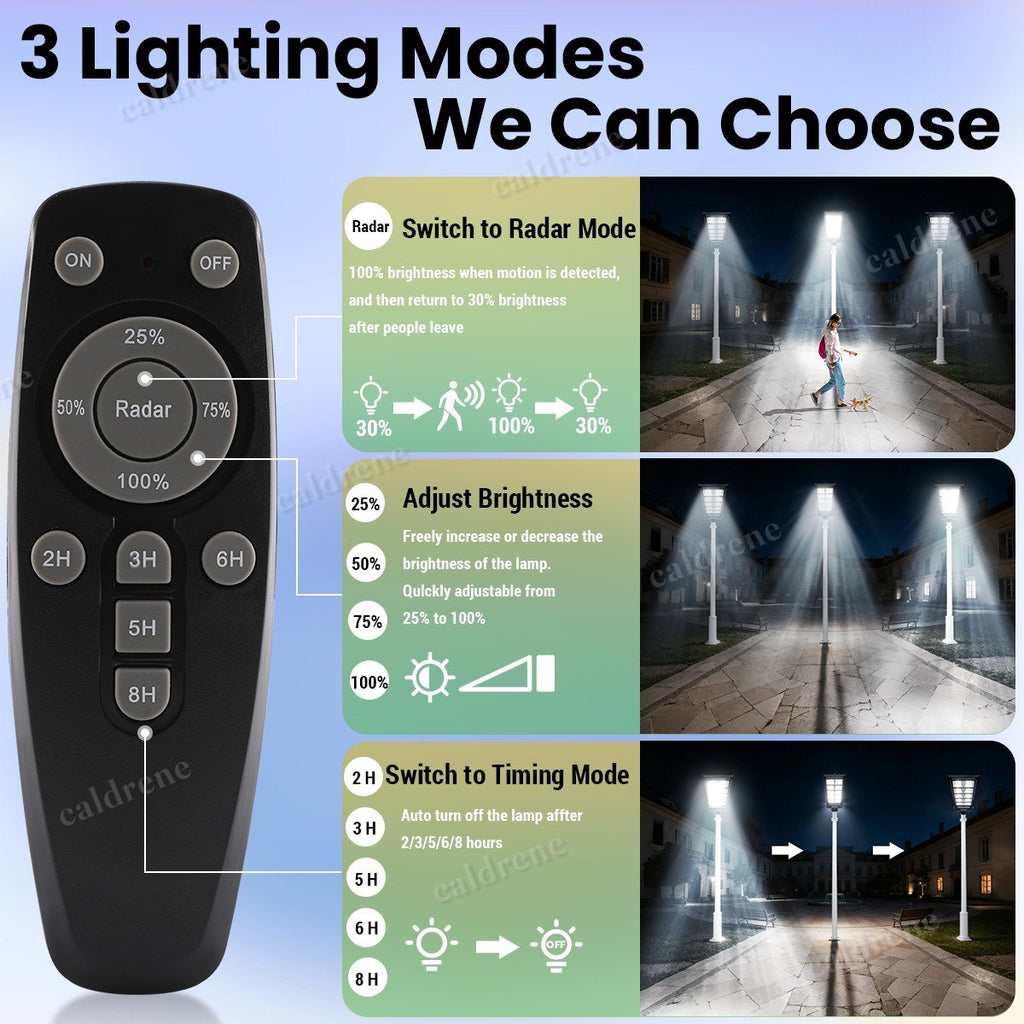 High Power Commercial Solar Street Light for Parking Lot and Yard – view 6