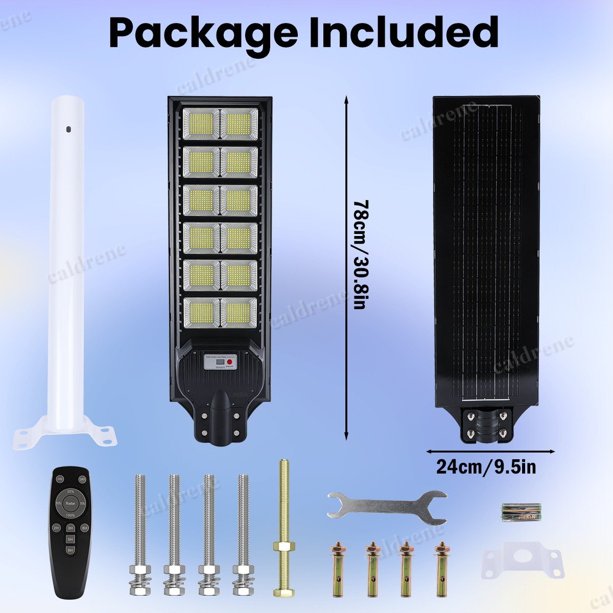 High Power Commercial Solar Street Light for Parking Lot and Yard – view 7