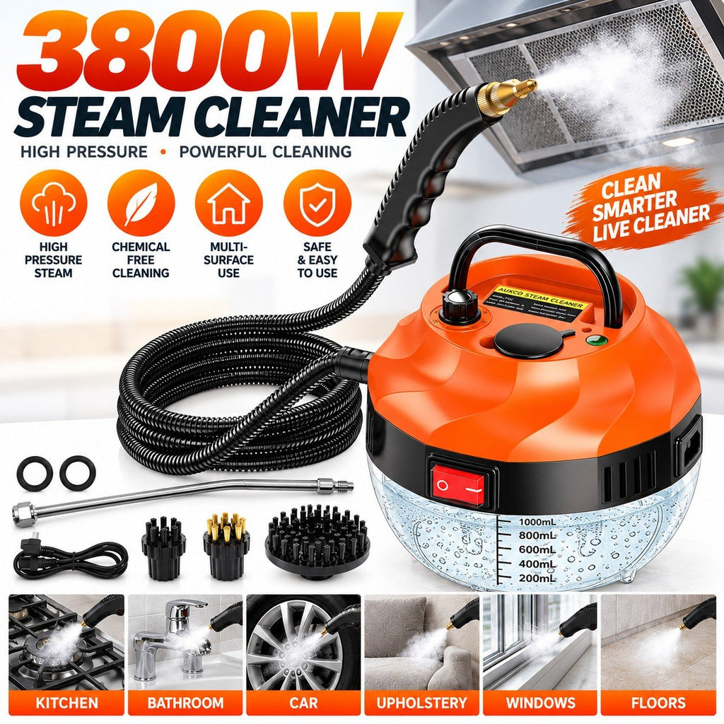 High Pressure Handheld Steam Cleaner for Home and Car