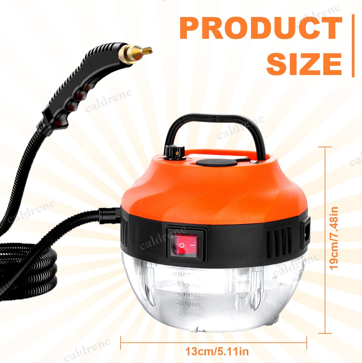 High Pressure Handheld Steam Cleaner for Home and Car – view 10