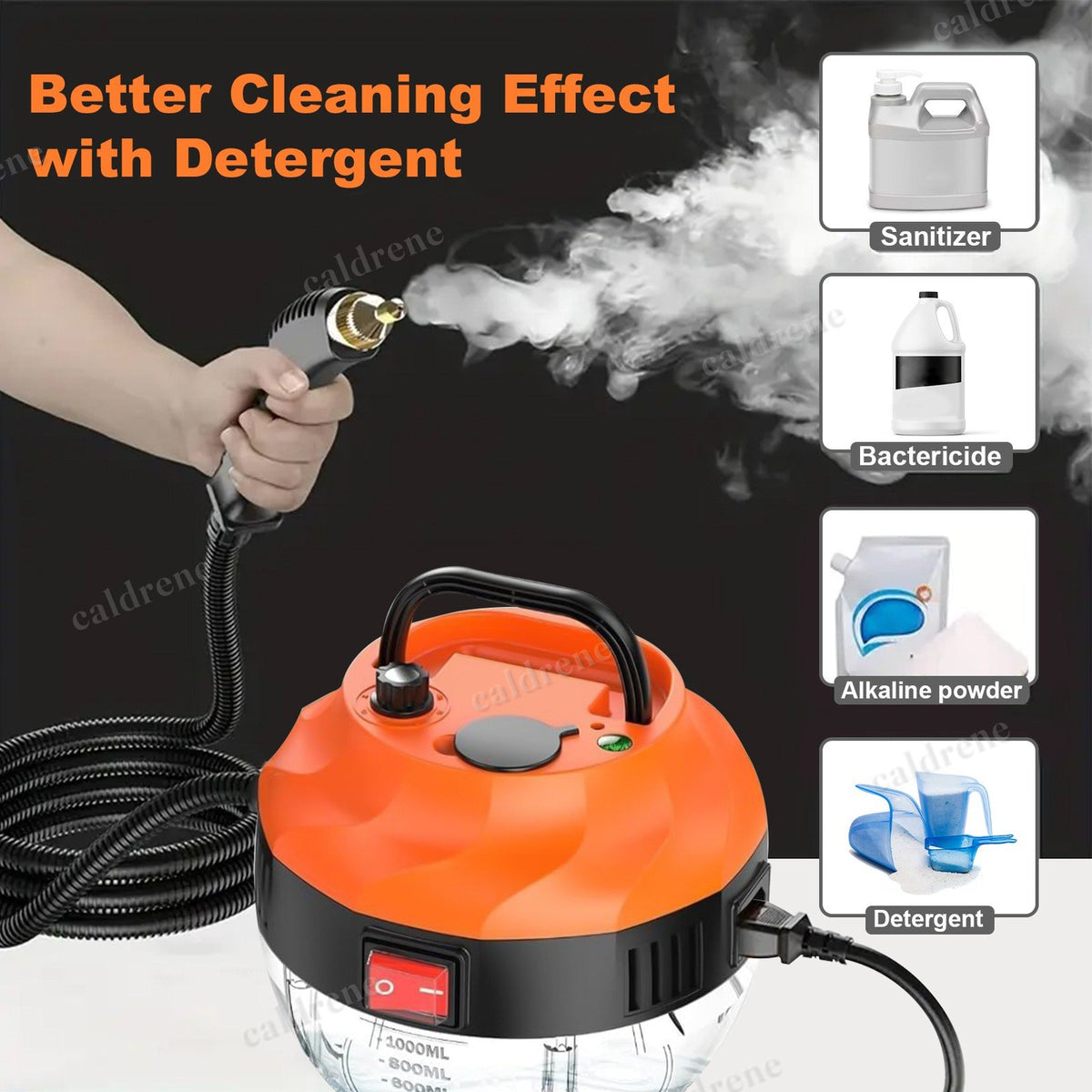 High Pressure Handheld Steam Cleaner for Home and Car – view 4