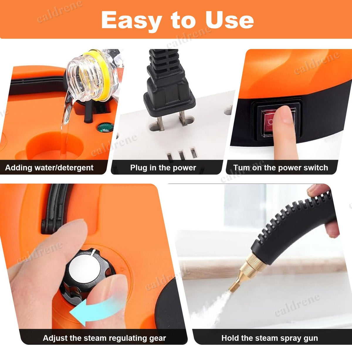 High Pressure Handheld Steam Cleaner for Home and Car – view 7