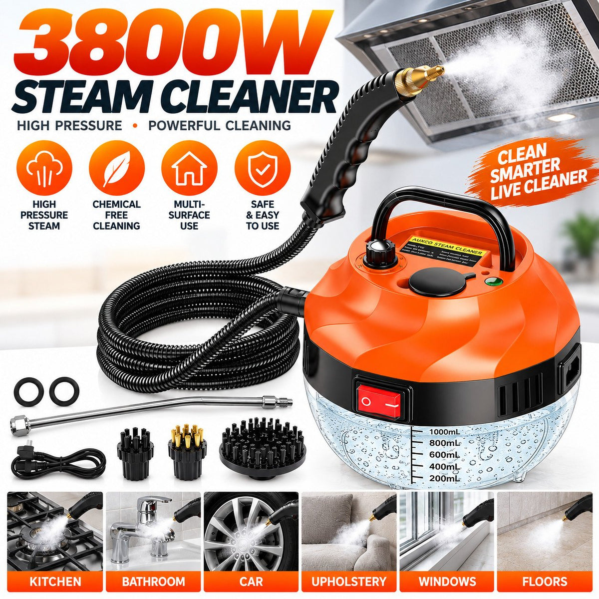 High Pressure Household Steam Cleaner