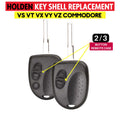 Holden Commodore Key Shell 2/3 Button VS VT VX VY VZ Uncut Blade Case – Compatible with Commodore