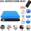Honeycomb Breathable Gel Seat Cushion Cooling Double Thick Layer Sitting Pad Mat – Compatible with Seat