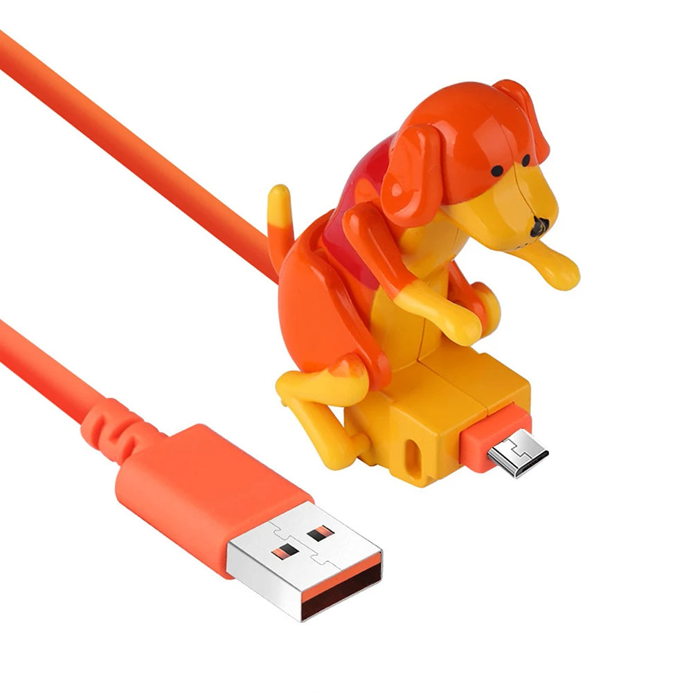 Humping Dog Charger – Orange / Apple Lightning