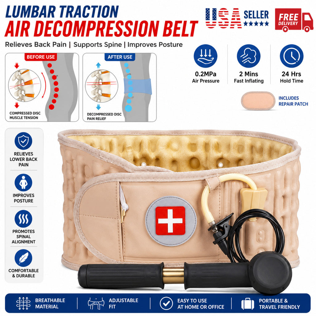 Inflatable Lumbar Decompression Belt