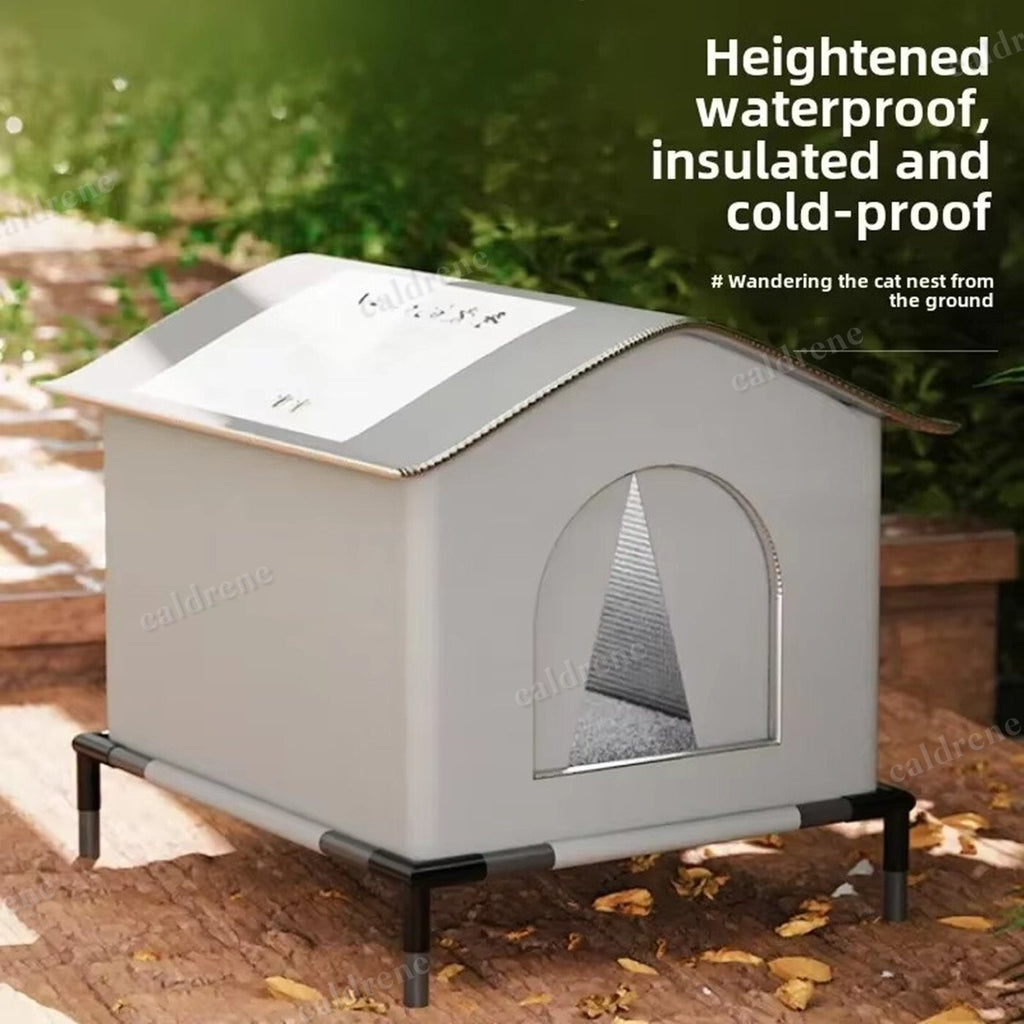 Insulated Heated Outdoor Cat House, Weatherproof – view 2