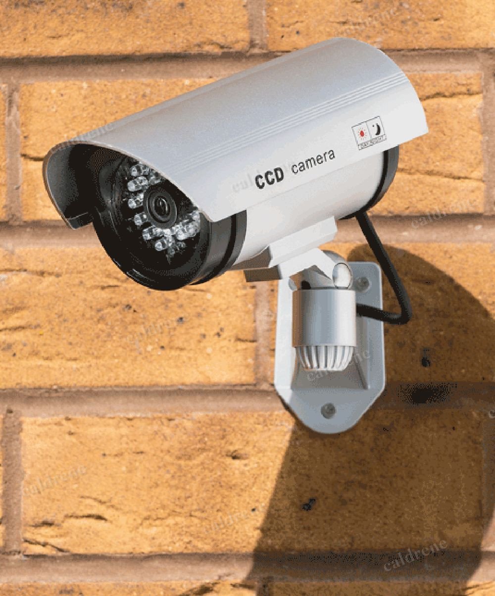 IR Bullet Dummy Security Camera with Record Light, 4 Pack – view 2