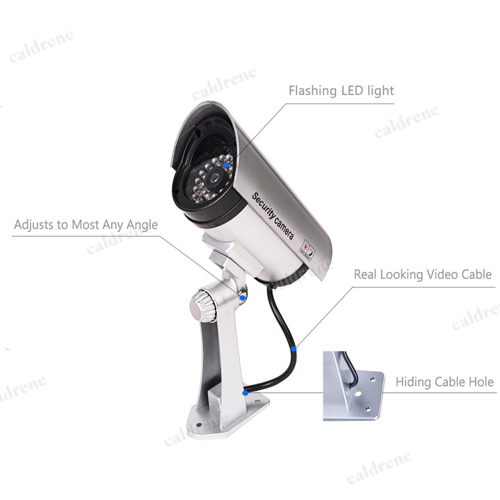 IR Bullet Dummy Security Camera with Record Light, 4 Pack – view 5