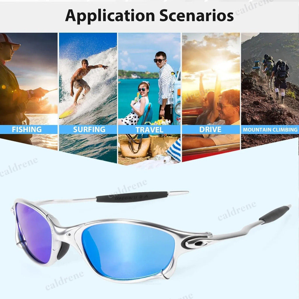 Juliet 1238 X-Metal Cyclops Sunglasses with Polarized Lenses – view 2