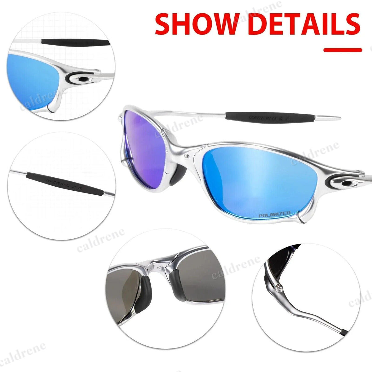 Juliet 1238 X-Metal Cyclops Sunglasses with Polarized Lenses – view 5
