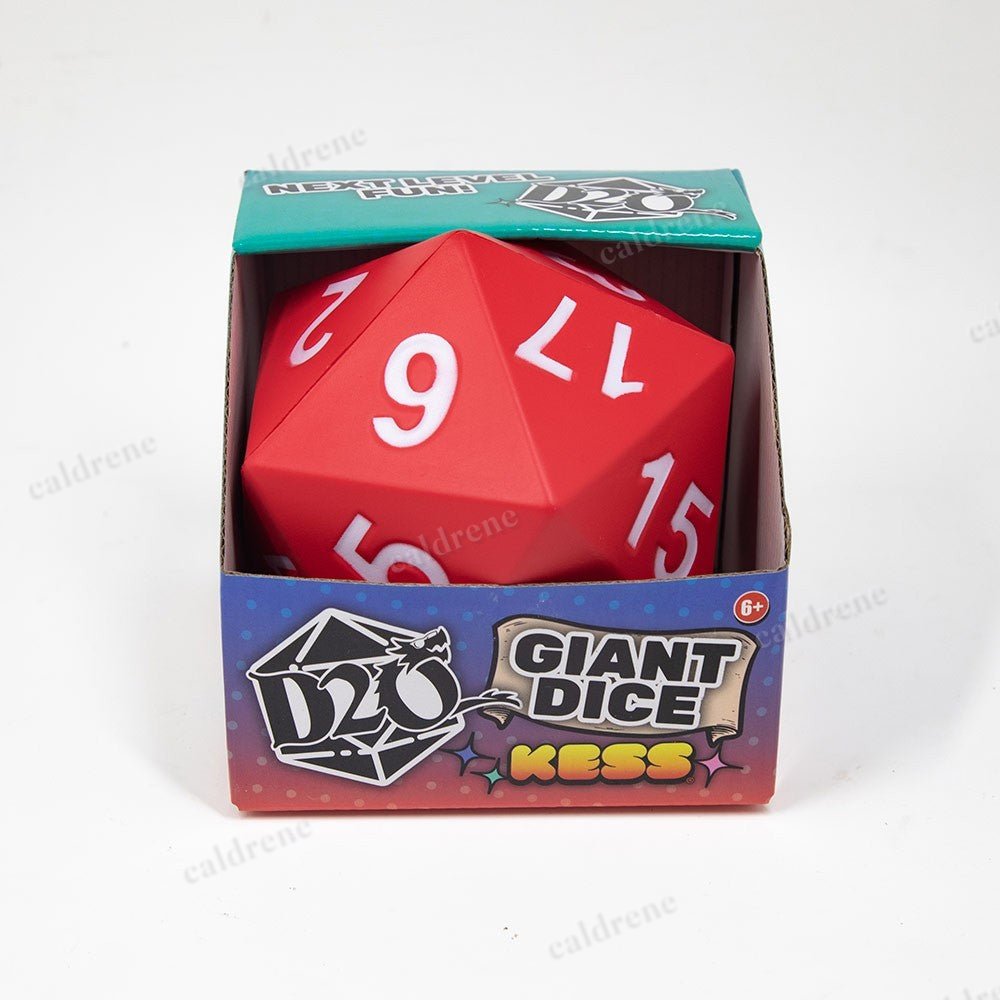 Jumbo D20 Foam Dice - Vibrant Red for Fun Games – view 2