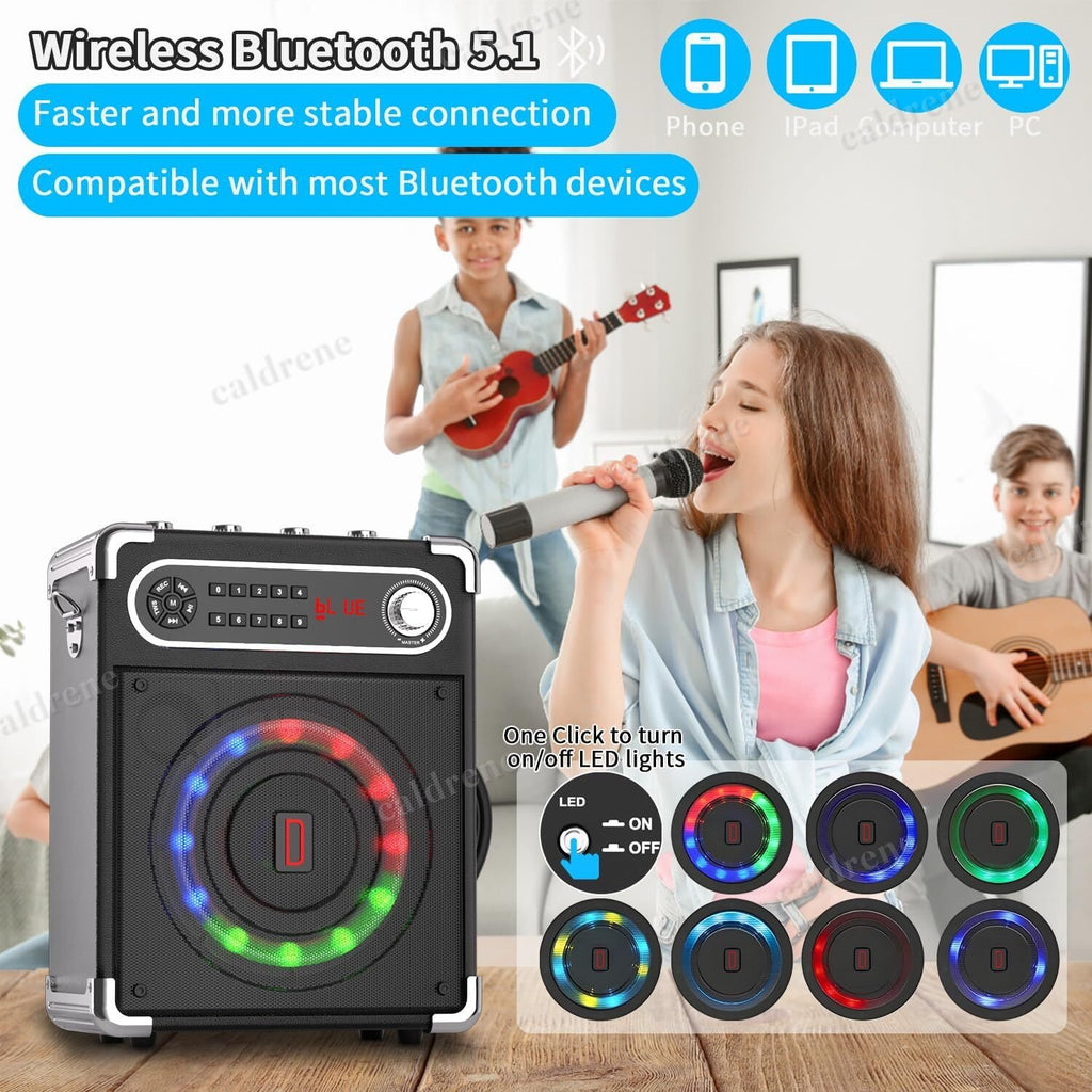 Karaoke Machine with 2 Wireless Microphones – view 6
