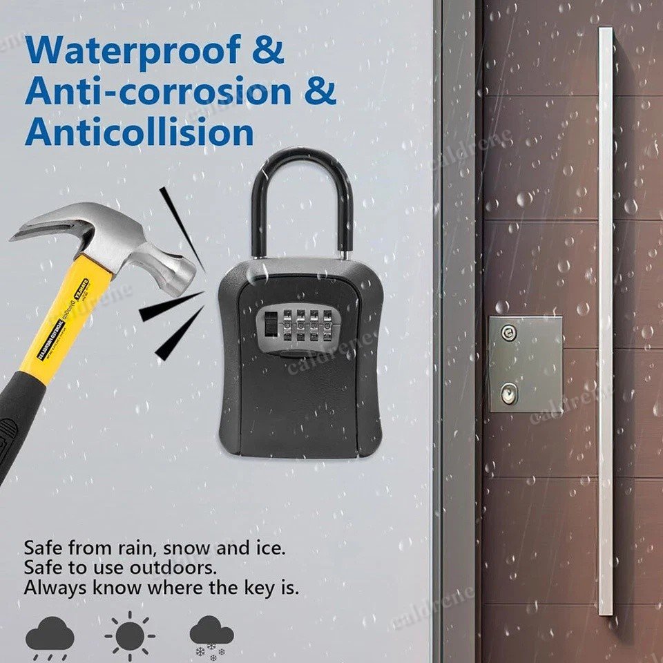 Key Lock Box, Wall Mounted Combination – view 10